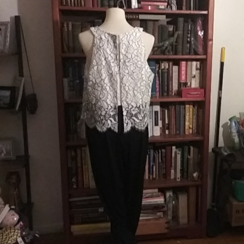 Melrose black and white jumpsuits - Picture 5 of 7